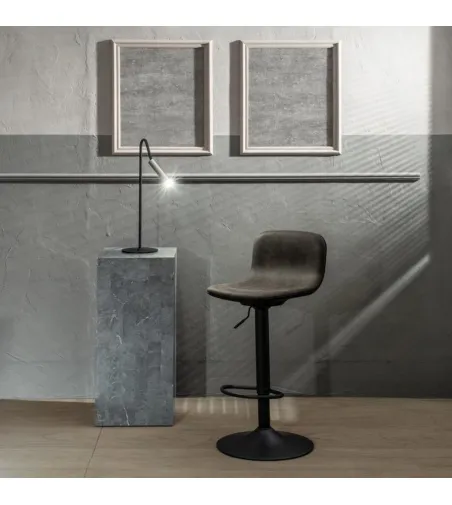 Juego de 2 Taburetes Teo Gris Oscuro - Stones