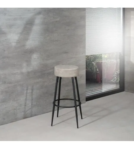 Ensemble de 2 Tabourets Greg Beiges - Stones