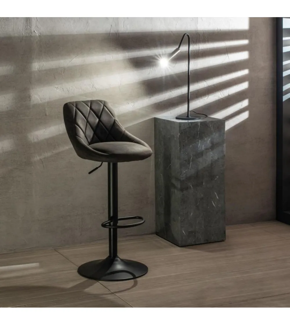 Stones - Set of 2 Max Dark Grey Stools