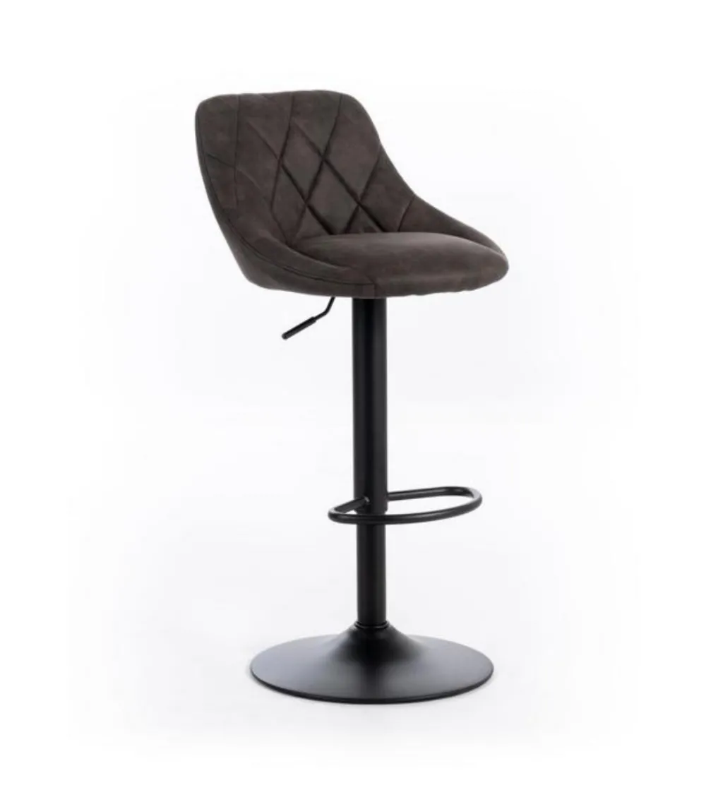 Ensemble de 2 Tabourets Max Gris...