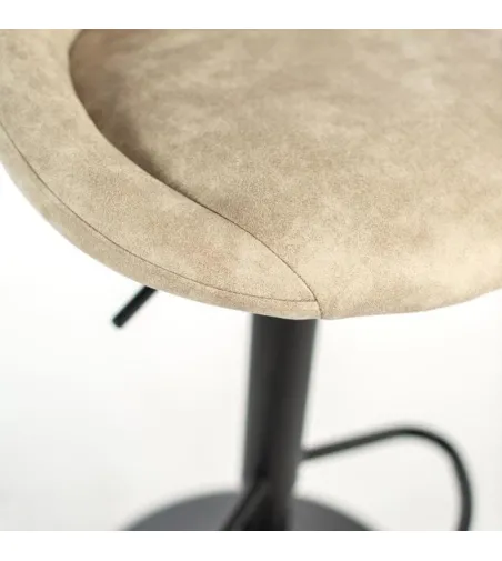 Ensemble de 2 Tabourets Max Beiges - Stones