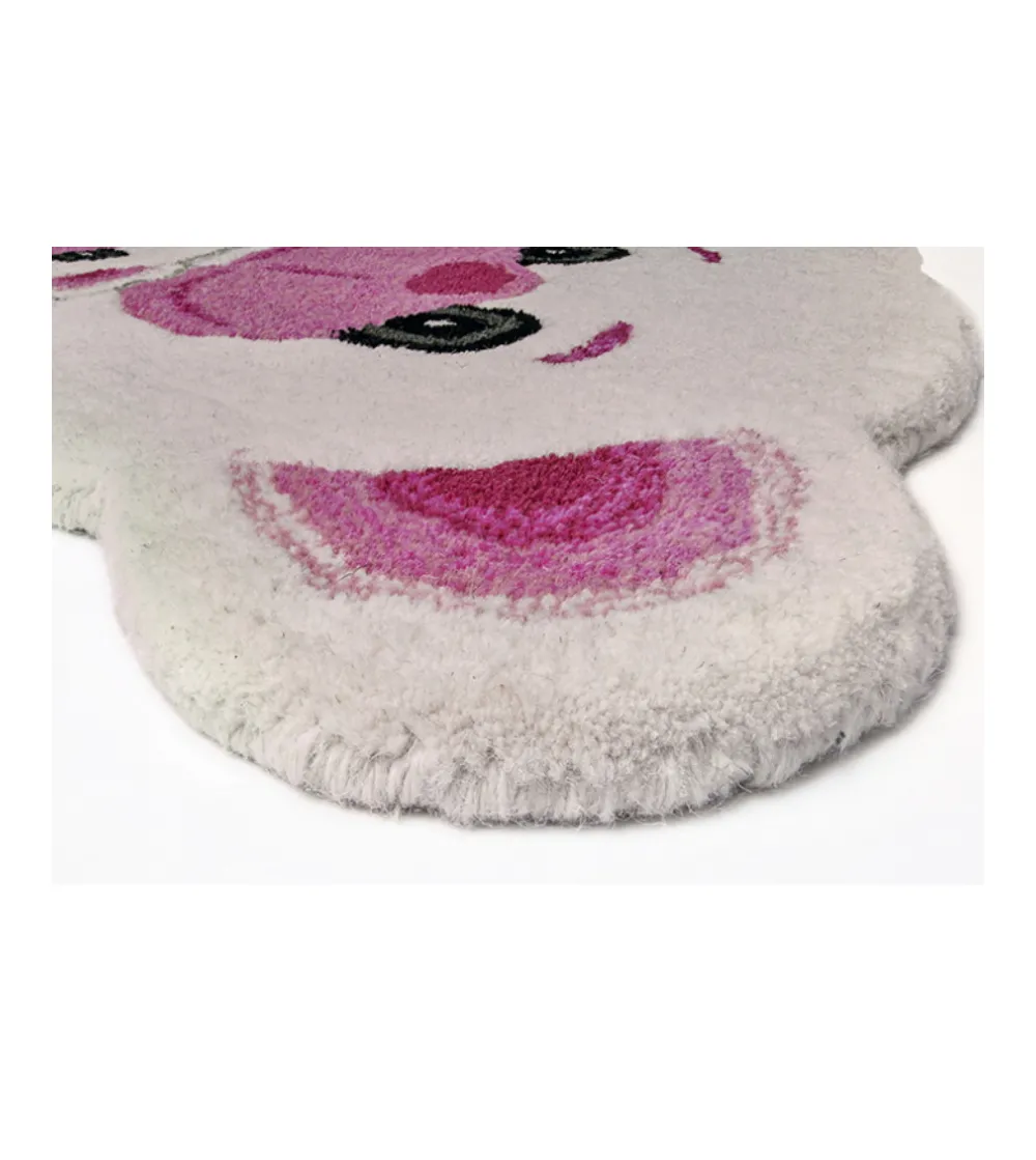 Teppich Animals Polar Bear Ivory/Pink...