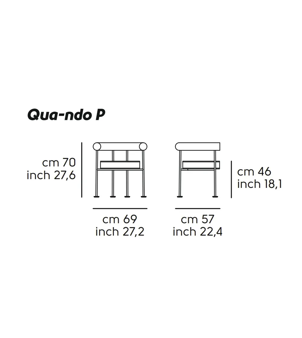 Petit Fauteuil Qua-ndo P - Midj