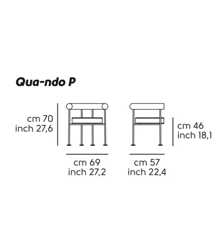 Petit Fauteuil Qua-ndo P - Midj