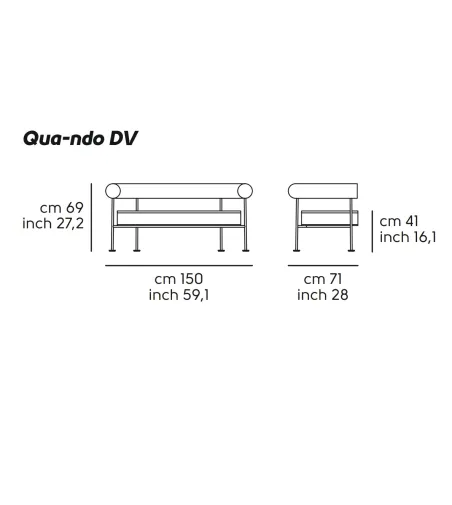 Sofa Qua-ndo Dv - Midj