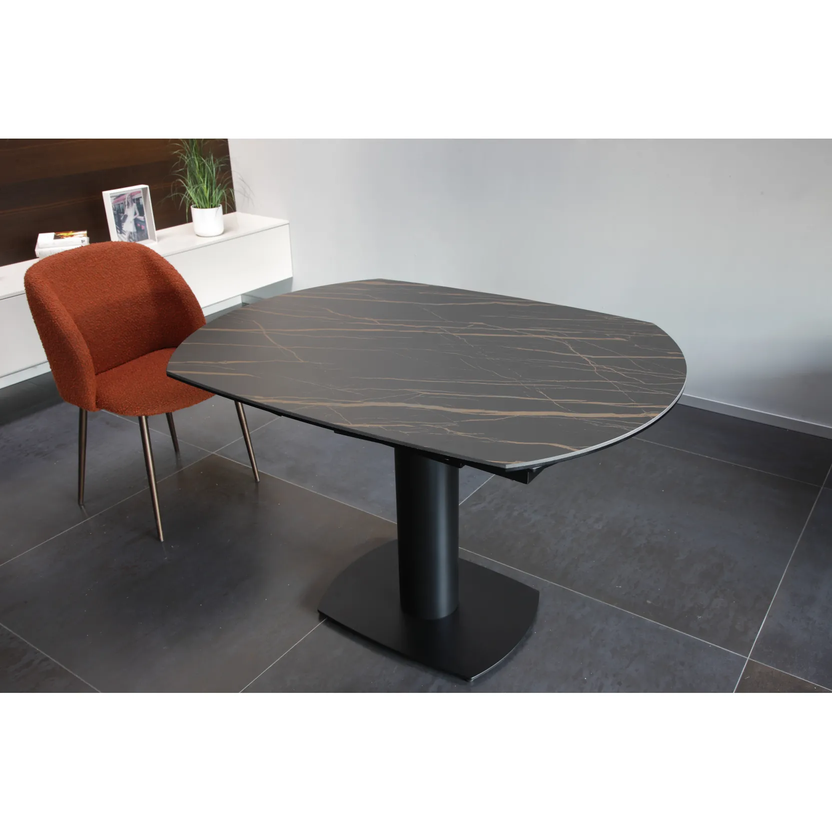 Patas de mesa tipo U de metal macizo 82 x 71 cm de acero (2 uds) -..