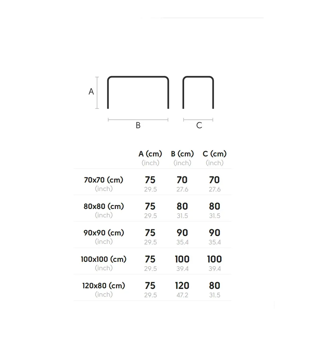 Midj - Fold Stainless Steel Table