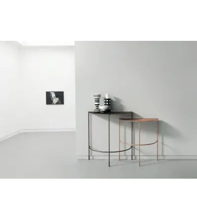 Midj - Hoodi Leather Console Table 2