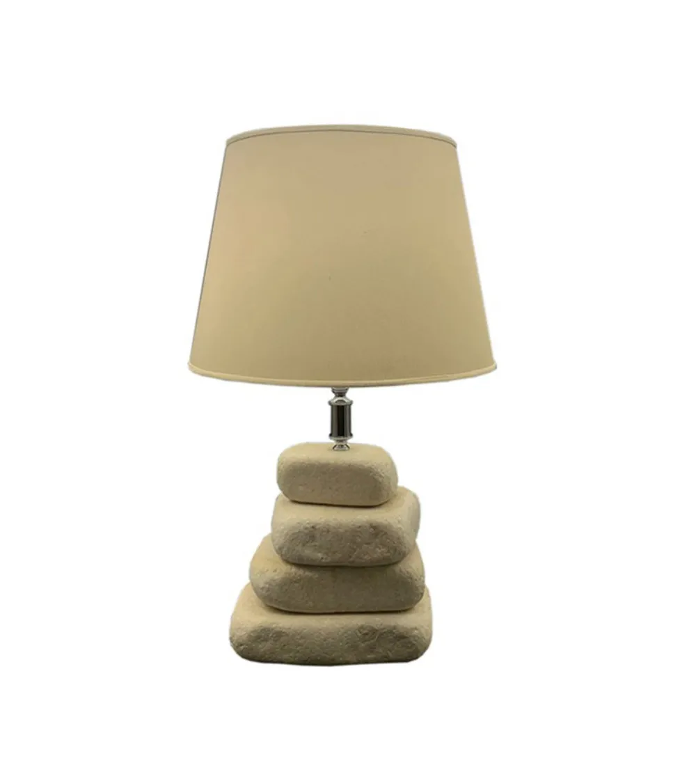 Lampe De Table Galets De Pierre - Euromarmi Store