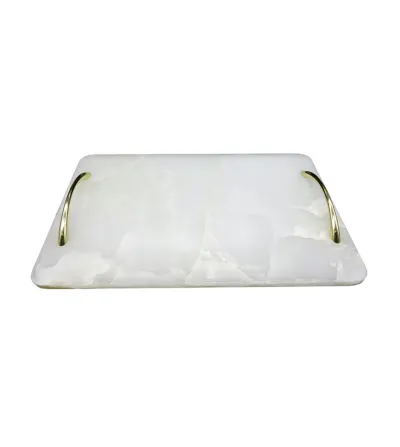 Vassoio In Onice Bianco - Euromarmi Store