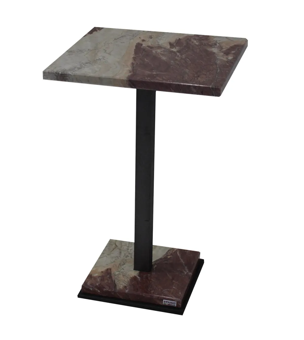 Table Basse Carrée Red Stone - Euromarmi Store