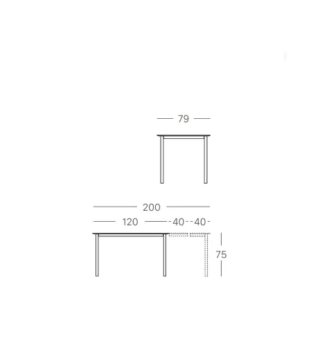 SCAB - Pranzo Extendable Table