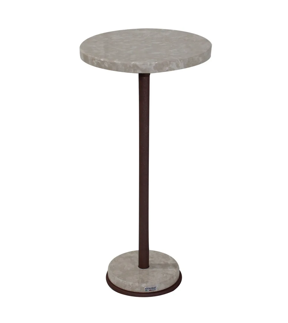 Table Basse Ronde En Botticino - Euromarmi Store