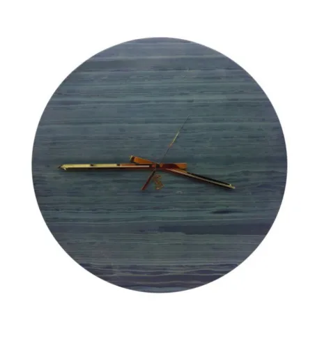 Round Green Silk Marble Wall Clock - Euromarmi Store