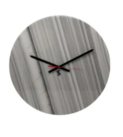 Horloge Murale Ronde Marbre Striato Olimpico - Euromarmi...