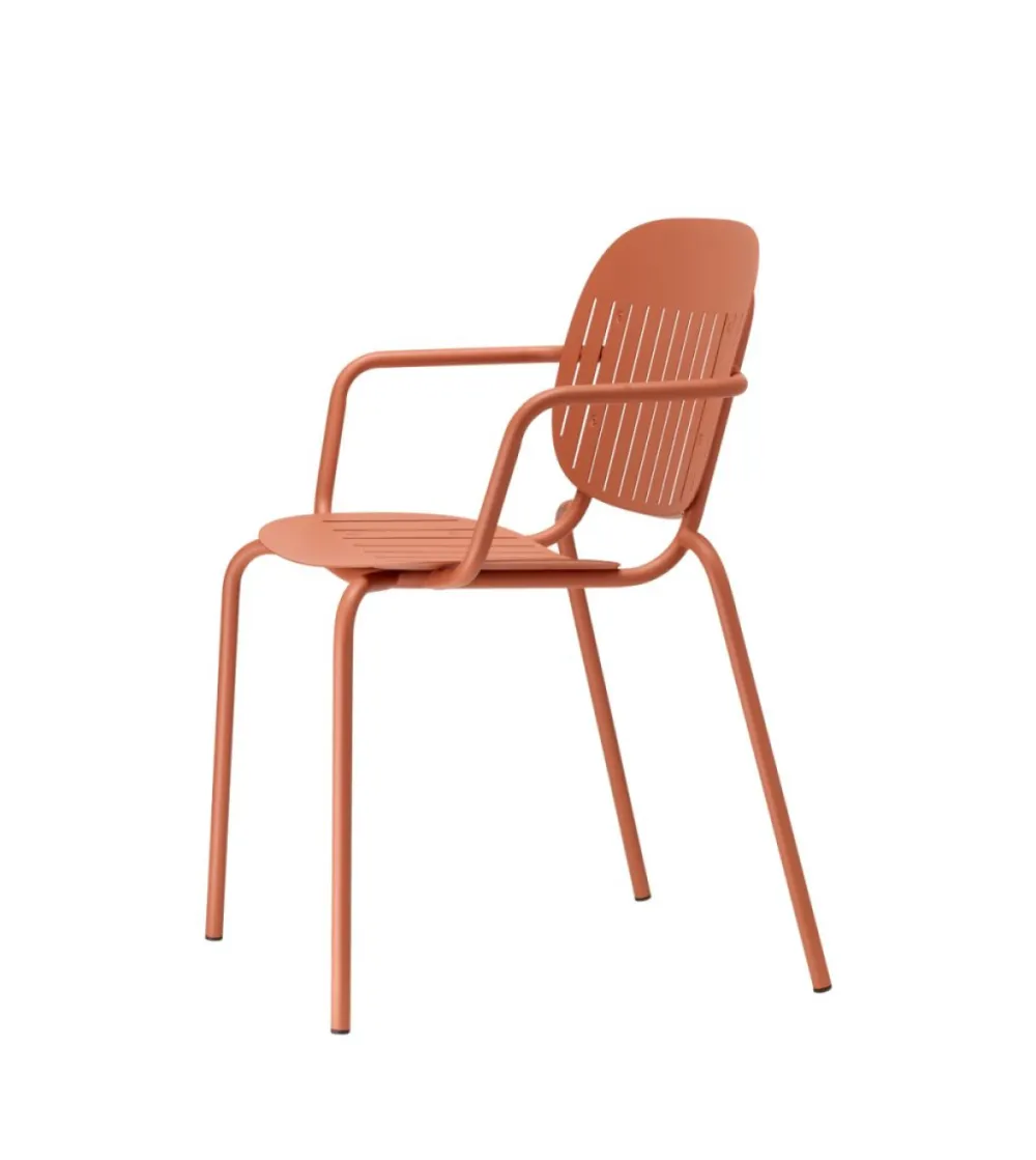 SCAB - Set 2 Si-Si Barcode Chairs with Armrests