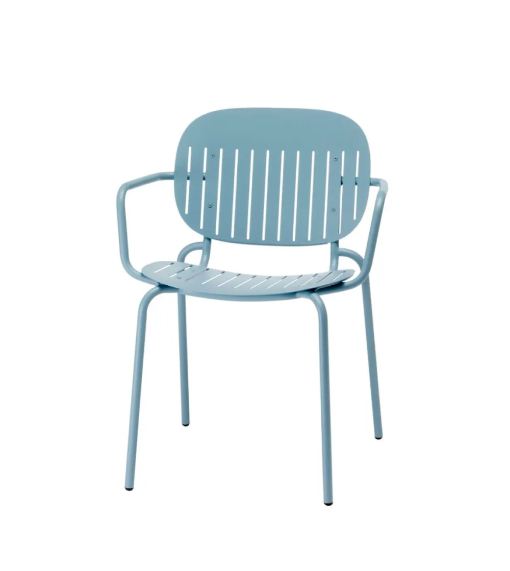 SCAB - Set 2 Si-Si Barcode Chairs with Armrests