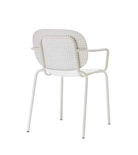 Lot 2 Chaises Si-Si Dots avec Accoudoirs - SCAB