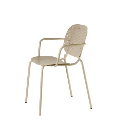 Lot 2 Chaises Si-Si Dots avec Accoudoirs - SCAB