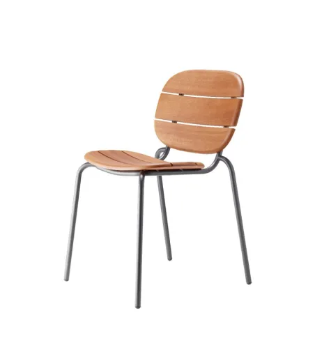 Lot 2 Chaises Si-Si Wood - SCAB