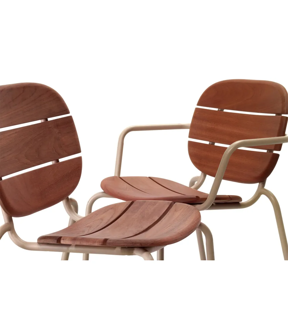 Lot 2 Chaises Si-Si Wood - SCAB