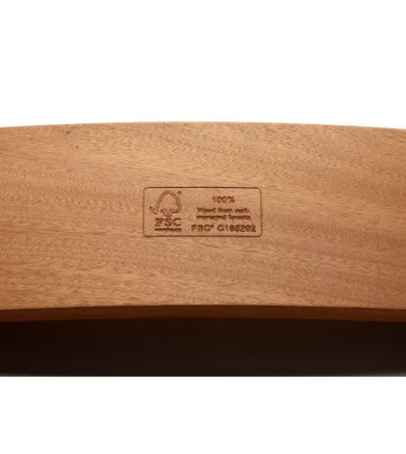 SCAB - Set 2 Si-Si Wood Chairs with Armrests