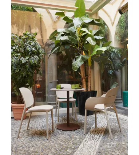 Lot 2 Chaises Hug avec Coussin - SCAB