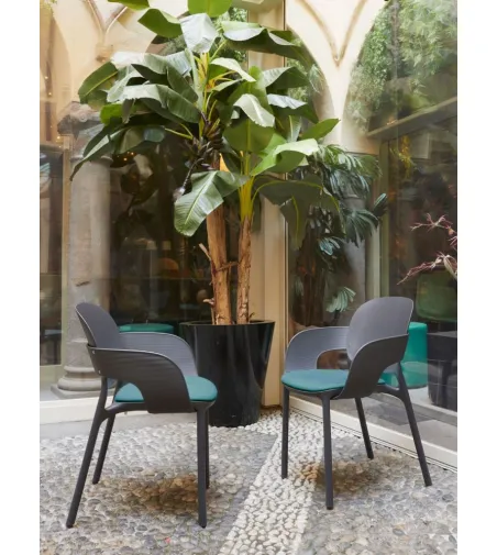 SCAB - Set 2 Hug Armchairs with Cushion