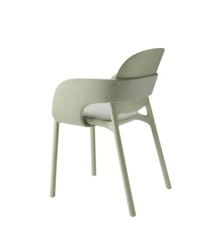 Lot 2 Fauteuils Hug avec Coussin et Bande Rembourrée - SCAB
