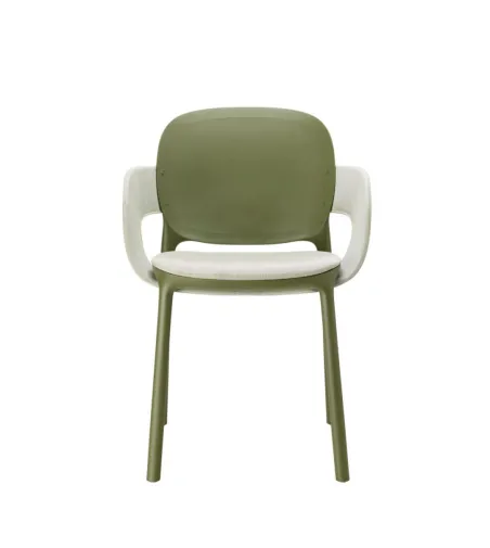 Lot 2 Fauteuils Hug avec Coussin et Bande Rembourrée - SCAB