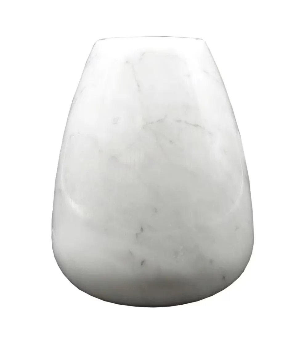 Jarrón Moderno 13 Mármol Blanco Carrara - Euromarmi Store