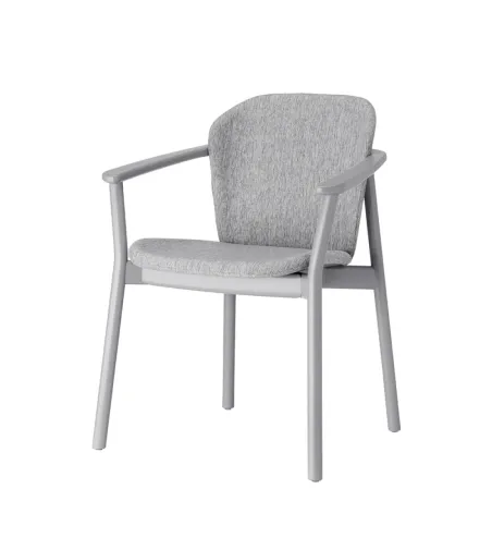 SCAB - Natural Finn Chair with Armrests