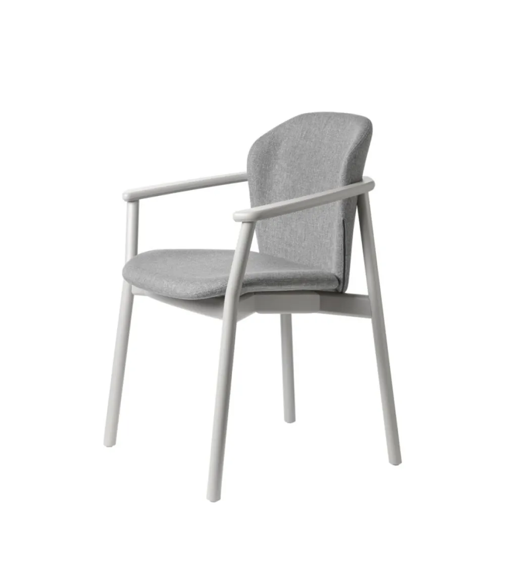 SCAB - Natural Finn Chair with Armrests