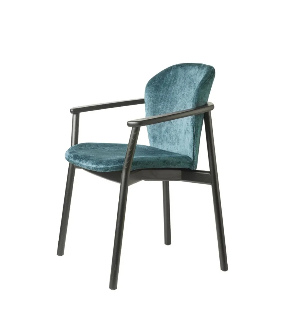 SCAB - Natural Finn Chair with Armrests