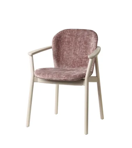 SCAB - Natural Finn Chair with Armrests