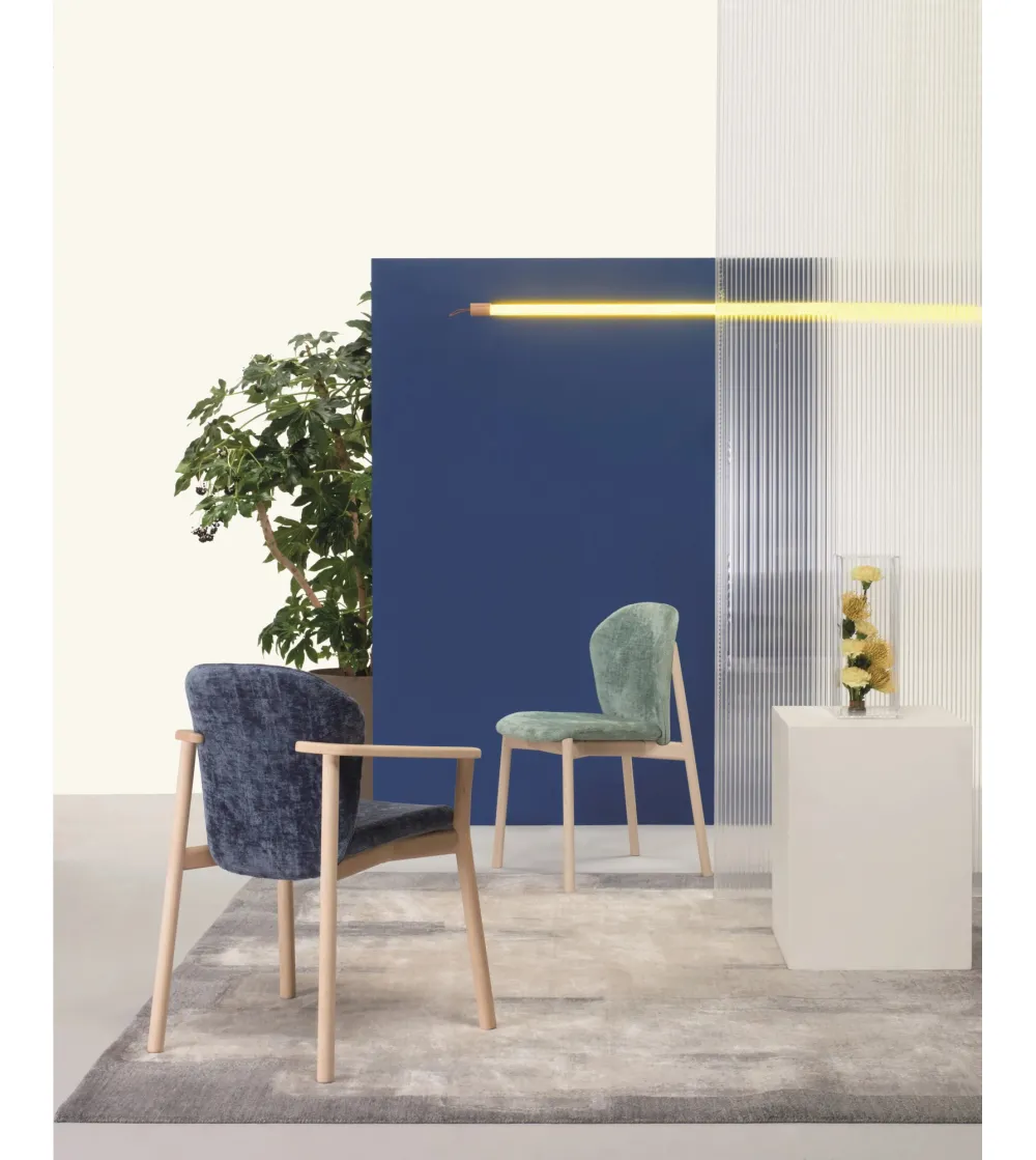 Sedia Natural Finn con Braccioli - SCAB
