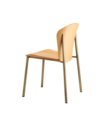 Chaise Finn Metal Wood - SCAB
