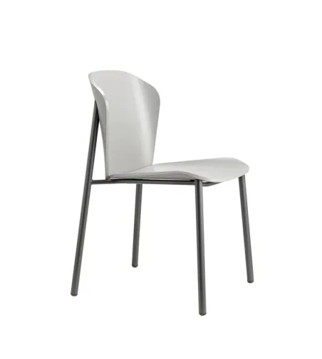 Sedia Finn Metal Wood - SCAB