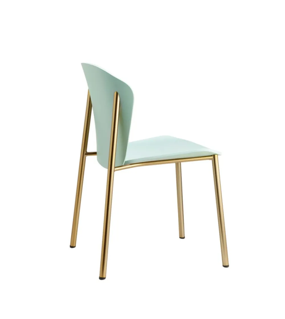 Chaise Finn Metal Wood - SCAB
