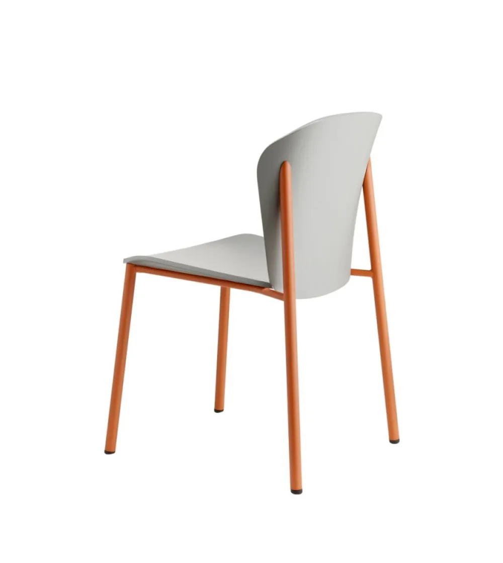 Chaise Finn Metal Wood - SCAB