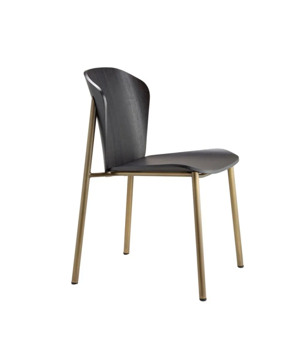Sedia Finn Metal Wood - SCAB