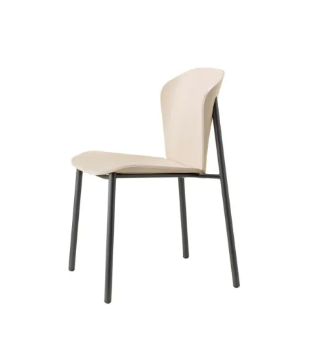 Chaise Finn Metal Wood - SCAB