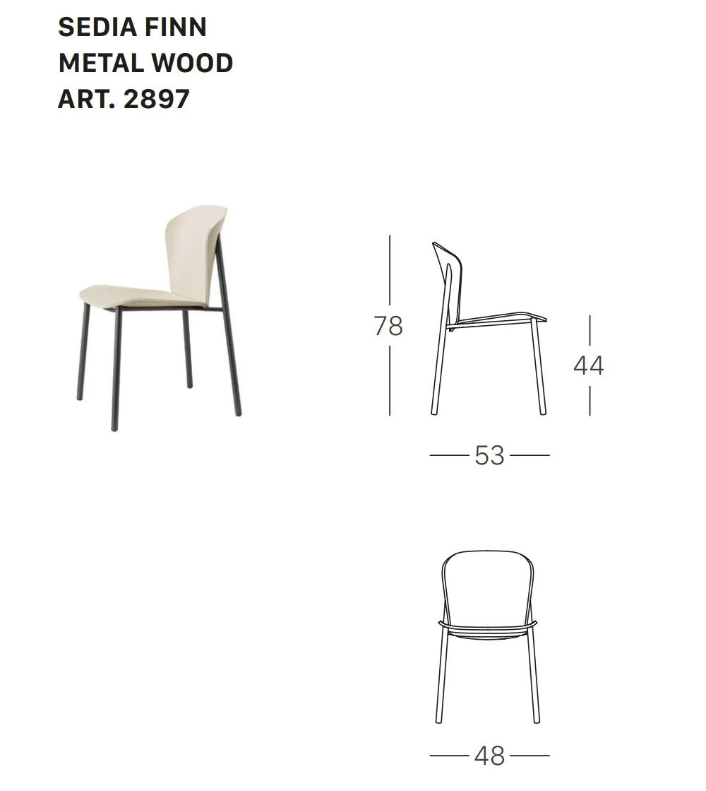 Silla Finn Metal Wood - SCAB