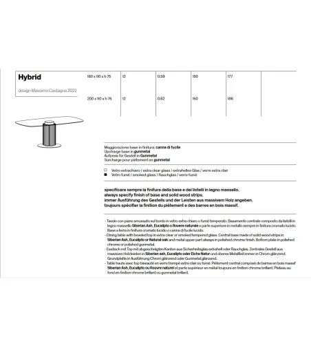 Tonelli Design - Hybrid Rectangular Table