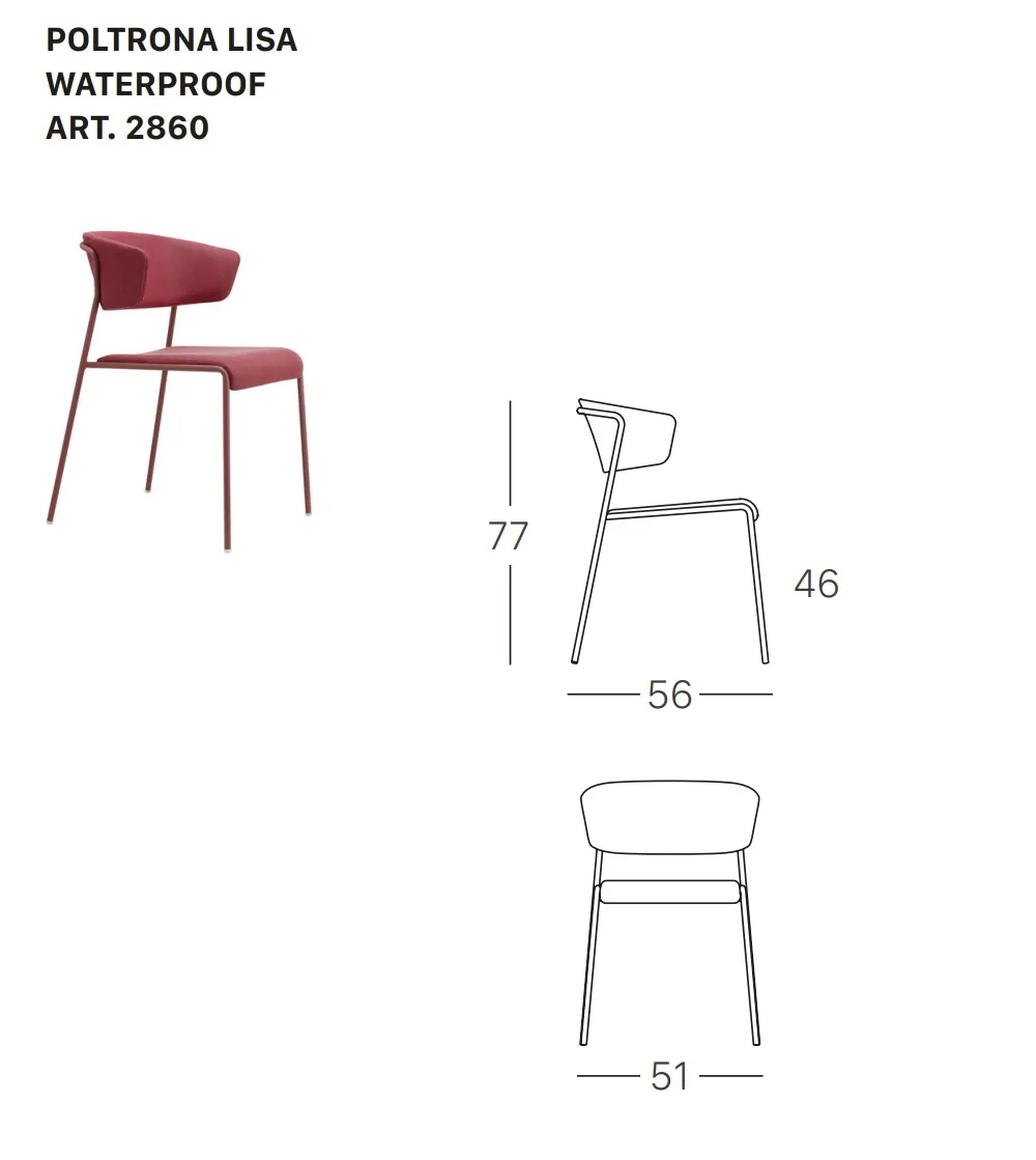 SCAB -  Lisa Waterproof Chair with...