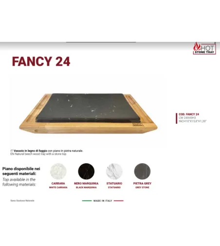 Fancy 24 Tray - Hot Stone Tray