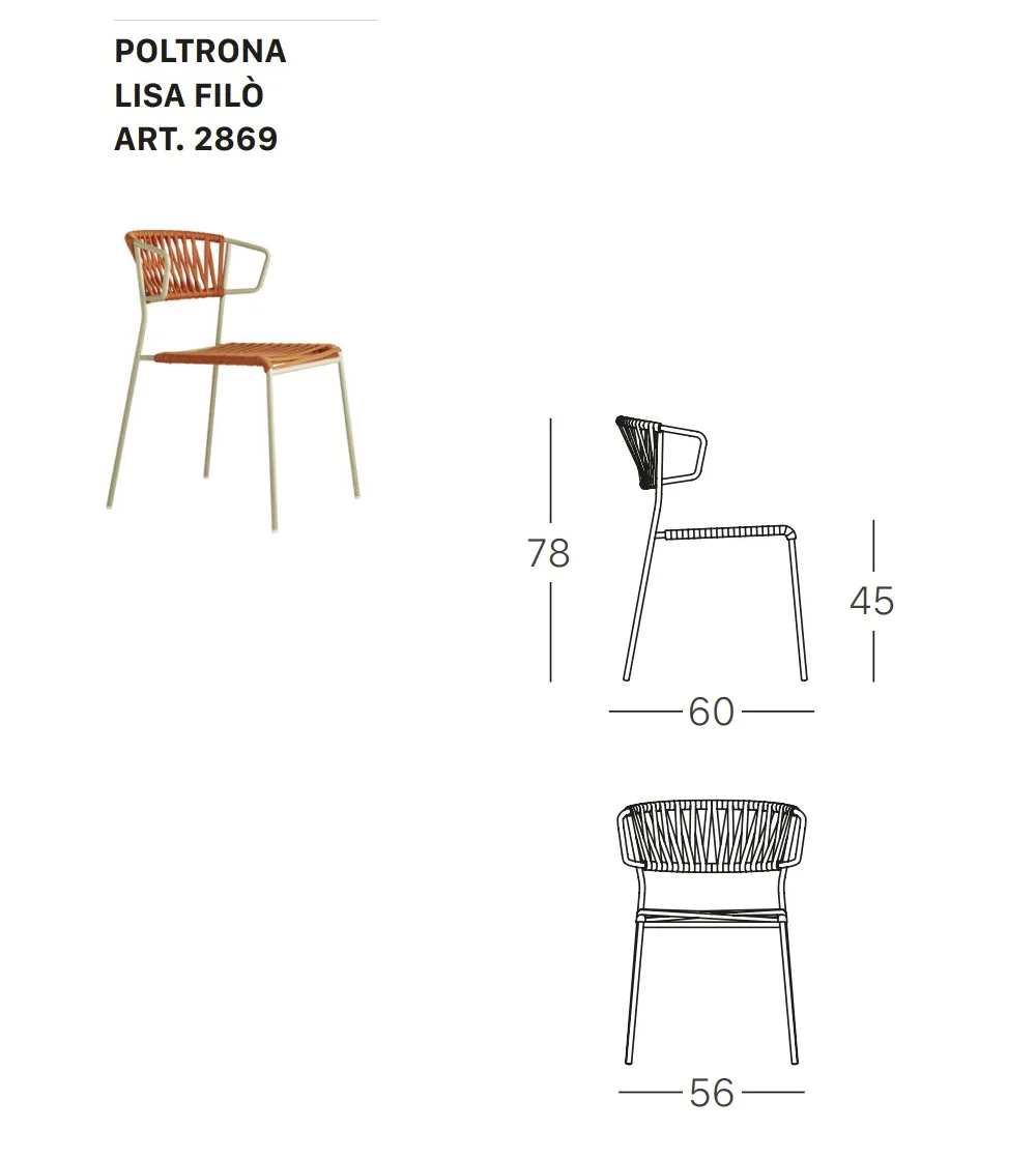 Lot 2 Chaises Lisa Filò avec...
