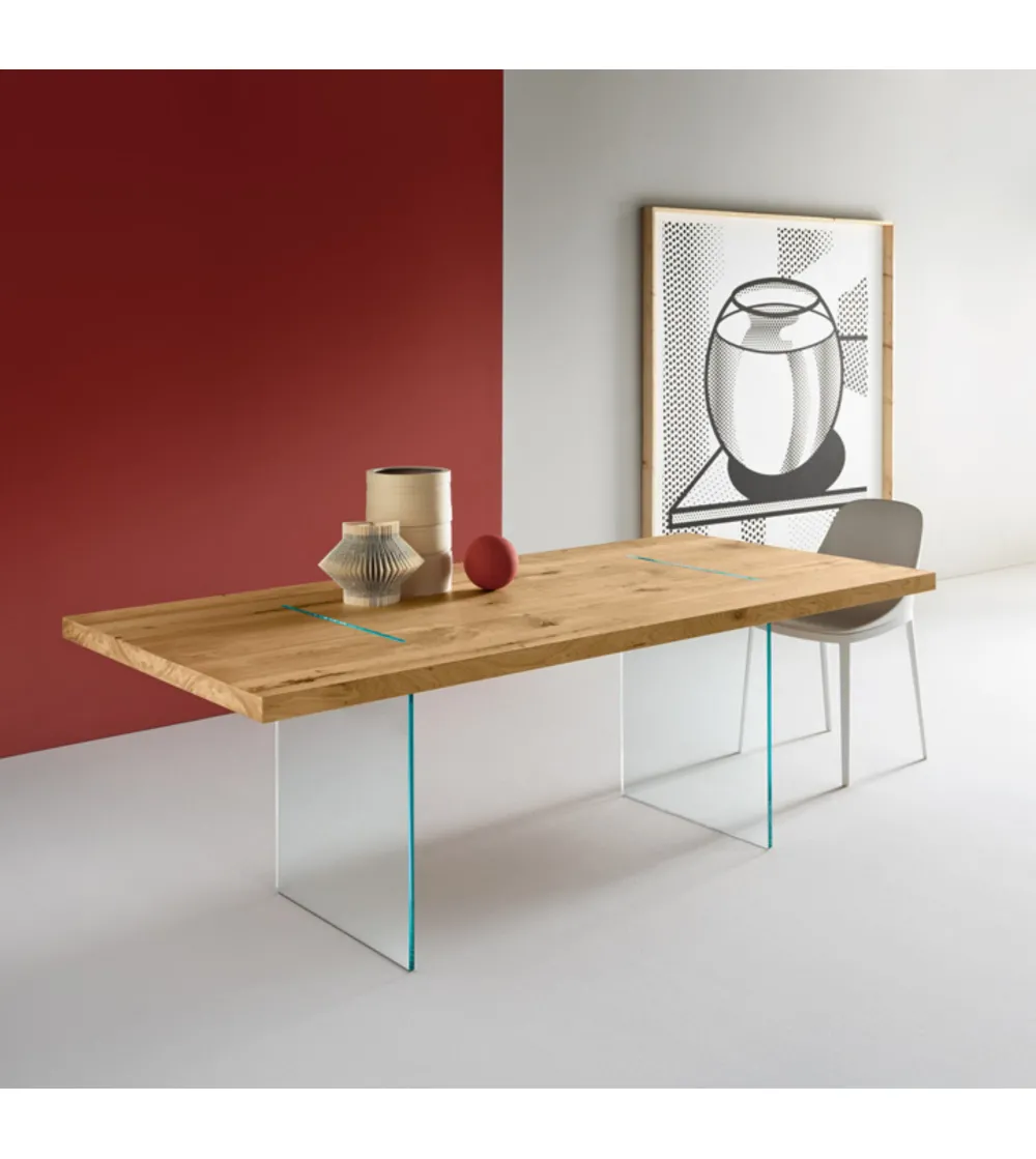 Tonelli Design - Tavolante Aged Oak Table