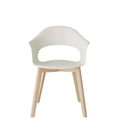 Lot 2 Chaises Lady B Natural - SCAB