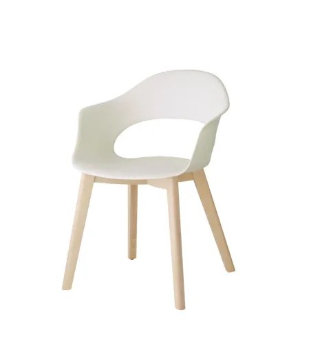 Lot 2 Chaises Lady B Natural - SCAB